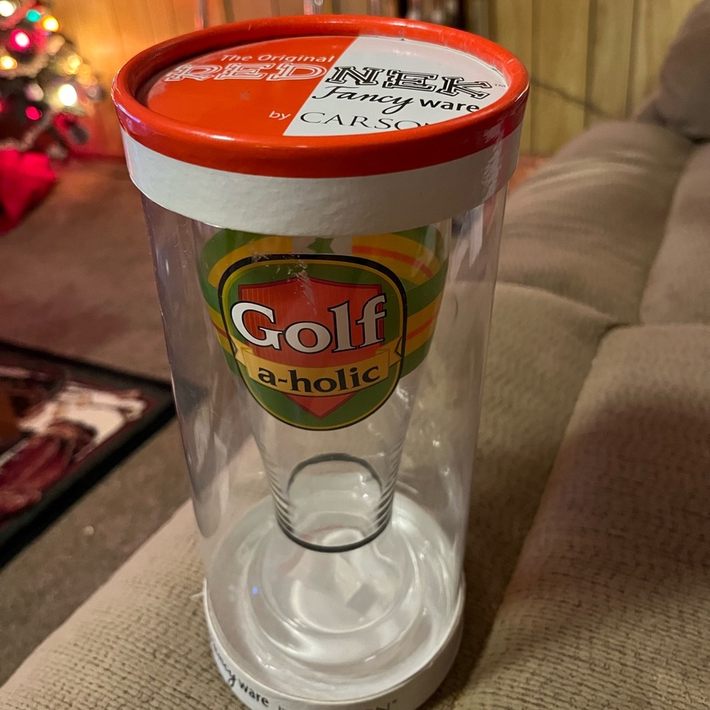 The Original Rednek Fancy by Carlson golf beer glass